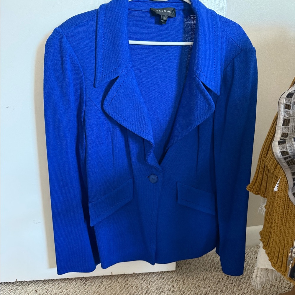 St. John Royal Blue Women's Blazer
